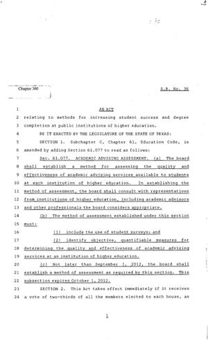 82nd Texas Legislature, Regular Session, Senate Bill 36, Chapter 360