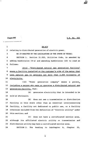 82nd Texas Legislature, Regular Session, Senate Bill 365, Chapter 890