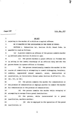 82nd Texas Legislature, Regular Session, Senate Bill 377, Chapter 1209