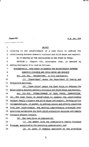 82nd Texas Legislature, Regular Session, Senate Bill SB434, Chapter 608