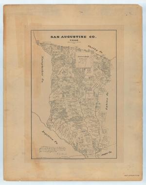 Primary view of object titled 'San Augustine County, Texas'.