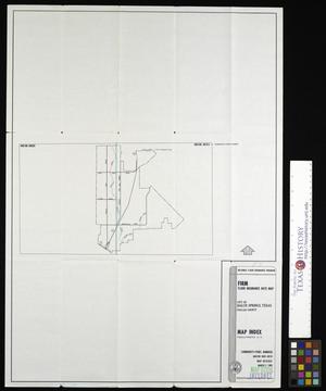 Primary view of object titled 'Flood Insurance Rate Map: City of Balch Springs, Texas, Dallas County, Map Index.'.