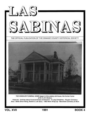 Las Sabinas, Volume 17, Number 4, October 1991