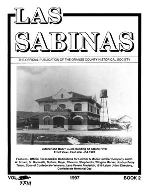 Primary view of object titled 'Las Sabinas, Volume 23, Number 2, April 1997'.