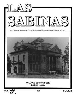 Primary view of object titled 'Las Sabinas, Volume 24, Number 2, April 1998'.