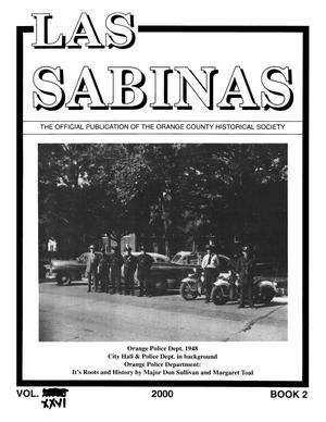 Las Sabinas, Volume [26], Number 2, 2000
