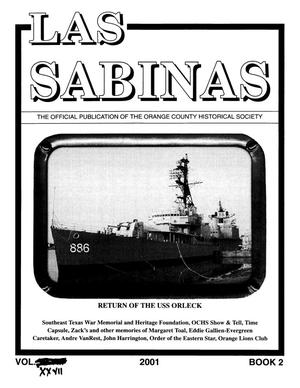 Las Sabinas, Volume [27], Number 2, 2001