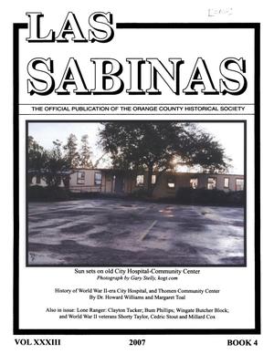 Primary view of object titled 'Las Sabinas, Volume 33, Number 4, 2007'.