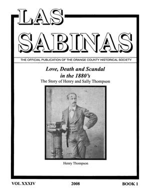 Las Sabinas, Volume 34, Number 1, 2008