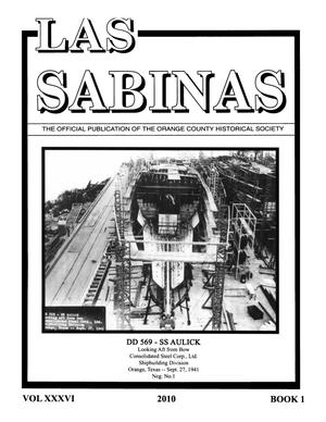 Primary view of object titled 'Las Sabinas, Volume 36, Number 1, 2010'.