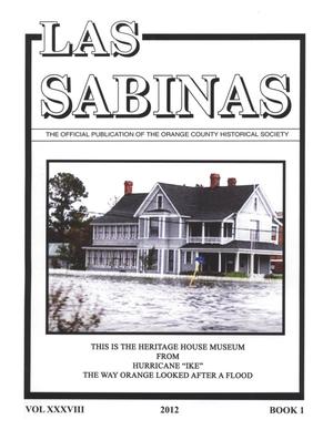 Primary view of object titled 'Las Sabinas, Volume 38, Number 1, 2012'.