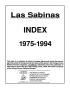 Thumbnail image of item number 3 in: 'Las Sabinas, Index, 1975 - 1994'.