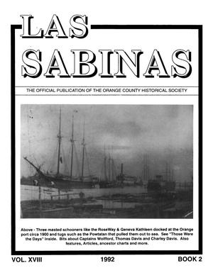 Primary view of object titled 'Las Sabinas, Volume 18, Number 2, April 1992'.