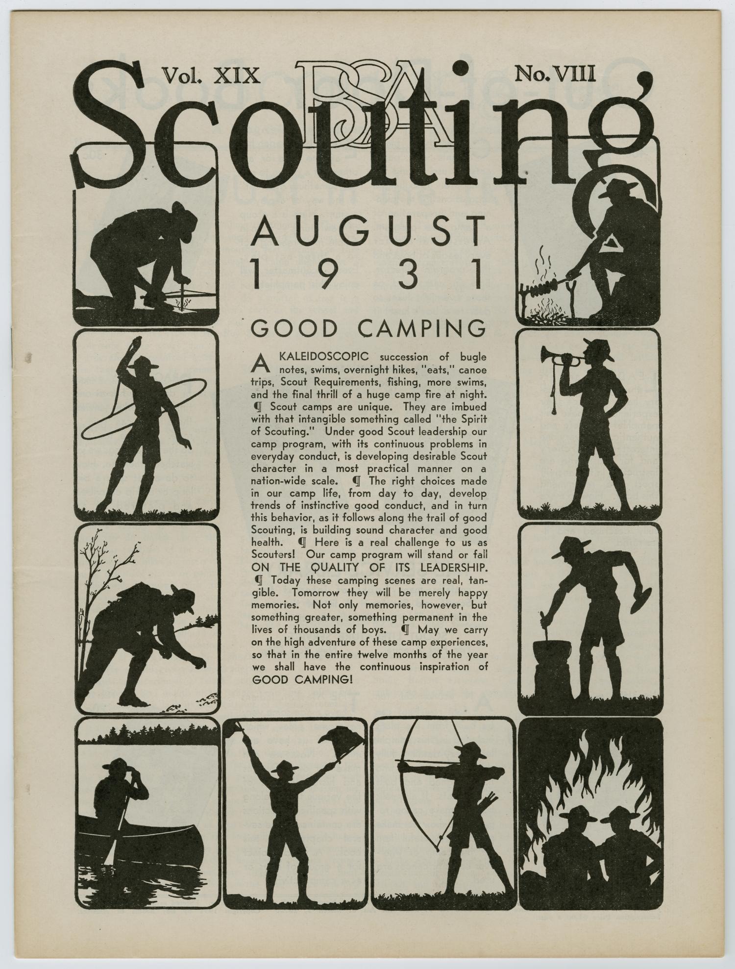 Scouting, Volume 19, Number 8, August 1931
                                                
                                                    1
                                                