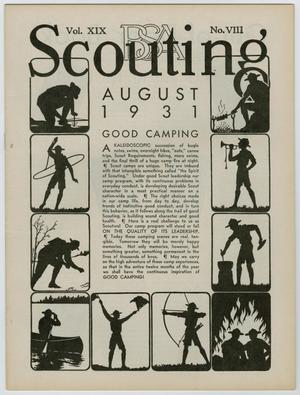 Scouting, Volume 19, Number 8, August 1931