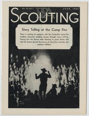 Primary view of object titled 'Scouting, Volume 20, Number 7, July 1932'.