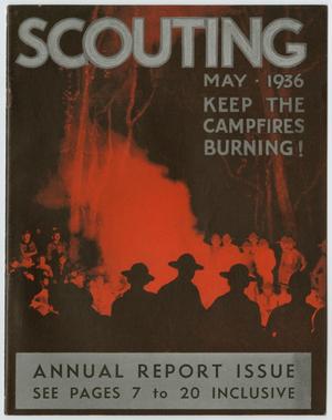 Primary view of object titled 'Scouting, Volume 24, Number 5, May 1936'.