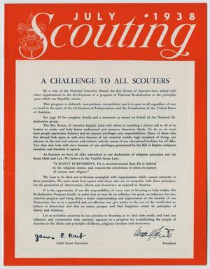 Scouting, Volume 26, Number 7, July 1938