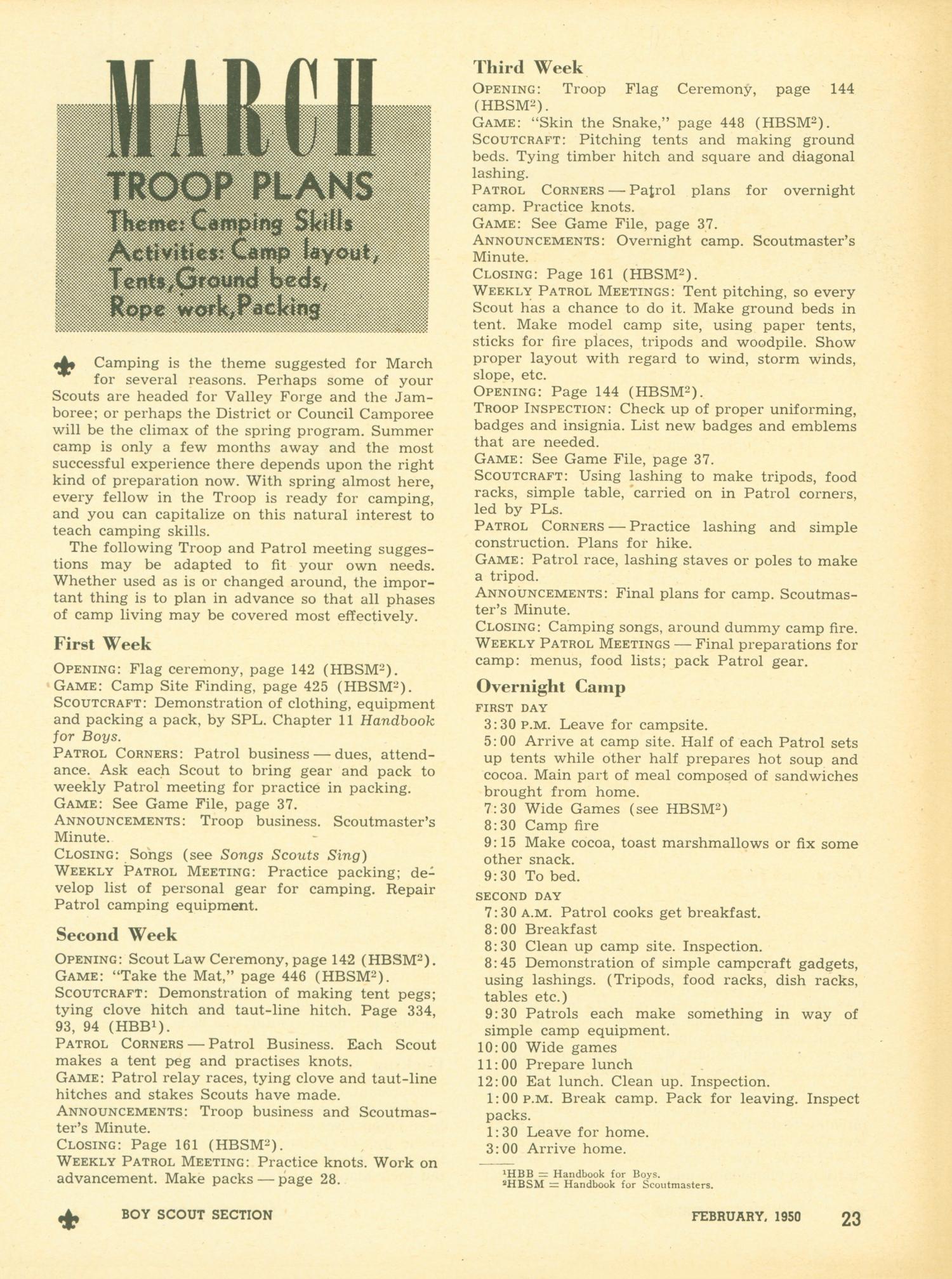 Scouting, Volume 38, Number 2, February 1950
                                                
                                                    23
                                                