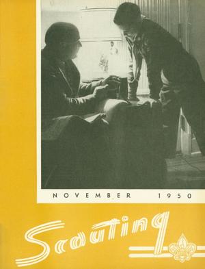 Primary view of object titled 'Scouting, Volume 38, Number 9, November 1950'.