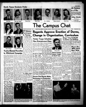 Primary view of object titled 'The Campus Chat (Denton, Tex.), Vol. 29, No. 9, Ed. 1 Friday, November 30, 1945'.