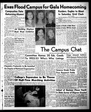 The Campus Chat (Denton, Tex.), Vol. 36, No. 13, Ed. 1 Friday, November 7, 1952