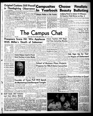 The Campus Chat (Denton, Tex.), Vol. 36, No. 17, Ed. 1 Friday, November 21, 1952