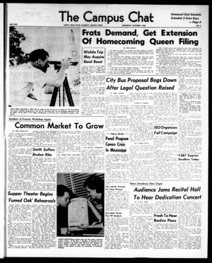The Campus Chat (Denton, Tex.), Vol. 46, No. 4, Ed. 1 Wednesday, October 3, 1962