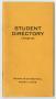 Primary view of [Pampa High School Student Directory, 1940-1941]