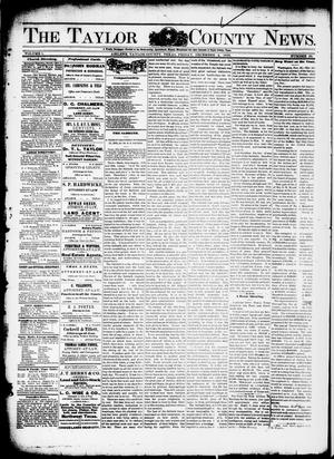 Primary view of object titled 'The Taylor County News. (Abilene, Tex.), Vol. 1, No. 38, Ed. 1 Friday, December 4, 1885'.