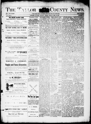 Primary view of object titled 'The Taylor County News. (Abilene, Tex.), Vol. 8, No. 51, Ed. 1 Friday, February 10, 1893'.