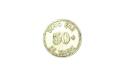 Thumbnail image of item number 1 in: '[50-Cent Trade Token]'.