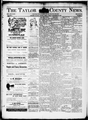 The Taylor County News. (Abilene, Tex.), Vol. 9, No. 32, Ed. 1 Friday, September 29, 1893