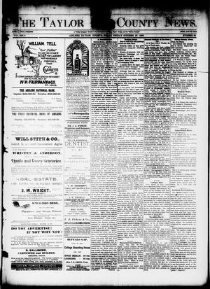The Taylor County News. (Abilene, Tex.), Vol. 9, No. 36, Ed. 1 Friday, October 27, 1893