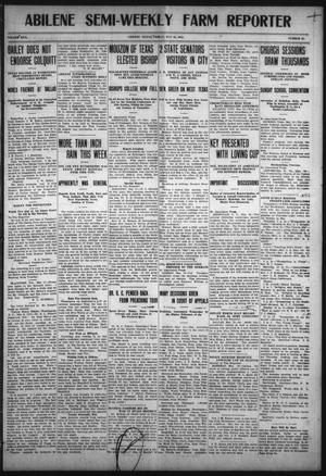Primary view of object titled 'Abilene Semi-Weekly Farm Reporter (Abilene, Tex.), Vol. 30, No. 47, Ed. 1 Friday, May 20, 1910'.