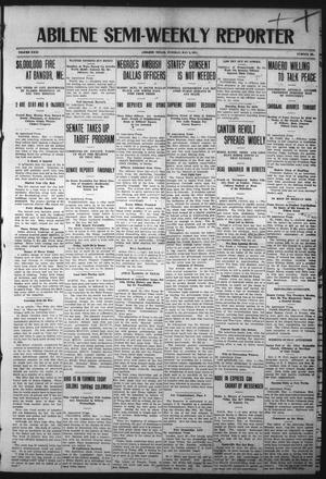 Primary view of object titled 'Abilene Semi-Weekly Reporter (Abilene, Tex.), Vol. 31, No. 42, Ed. 1 Tuesday, May 2, 1911'.