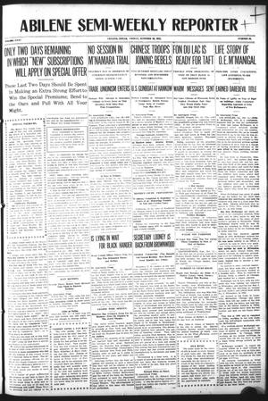Abilene Semi-Weekly Reporter (Abilene, Tex.), Vol. 31, No. 88, Ed. 1 Friday, October 13, 1911