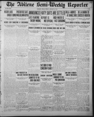 The Abilene Semi-Weekly Reporter (Abilene, Tex.), Vol. 31, No. 109, Ed. 1 Friday, January 30, 1914