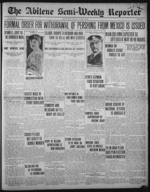 The Abilene Semi-Weekly Reporter (Abilene, Tex.), Vol. 35, No. 113, Ed. 1 Tuesday, January 30, 1917