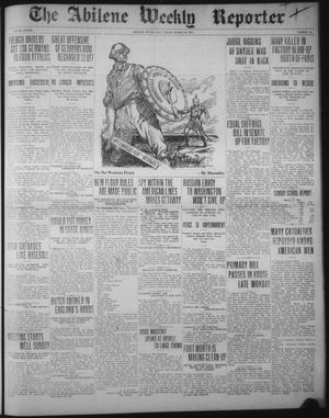 Primary view of object titled 'The Abilene Weekly Reporter (Abilene, Tex.), Vol. 33, No. 12, Ed. 1 Wednesday, March 20, 1918'.