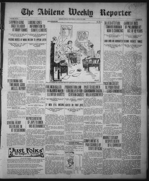 The Abilene Weekly Reporter (Abilene, Tex.), Vol. 34, No. 32, Ed. 1 Wednesday, August 13, 1919