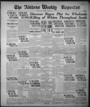 The Abilene Weekly Reporter (Abilene, Tex.), Vol. 34, No. 40, Ed. 1 Wednesday, October 8, 1919