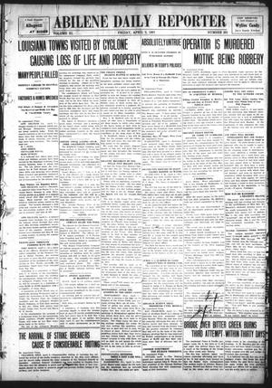 Abilene Daily Reporter (Abilene, Tex.), Vol. 11, No. 231, Ed. 1 Friday, April 5, 1907