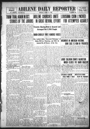 Abilene Daily Reporter (Abilene, Tex.), Vol. 11, No. 243, Ed. 1 Friday, April 19, 1907