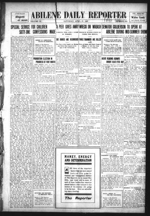 Primary view of object titled 'Abilene Daily Reporter (Abilene, Tex.), Vol. 11, No. 250, Ed. 1 Saturday, April 27, 1907'.