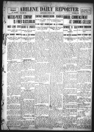 Abilene Daily Reporter (Abilene, Tex.), Vol. 11, No. 280, Ed. 1 Saturday, June 1, 1907