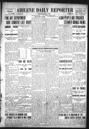 Abilene Daily Reporter (Abilene, Tex.), Vol. 11, No. 282, Ed. 1 Tuesday, June 4, 1907