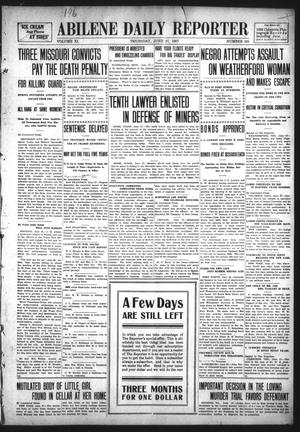 Abilene Daily Reporter (Abilene, Tex.), Vol. 11, No. 301, Ed. 1 Thursday, June 27, 1907