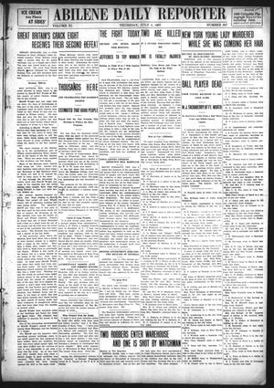 Abilene Daily Reporter (Abilene, Tex.), Vol. 11, No. 307, Ed. 1 Thursday, July 4, 1907