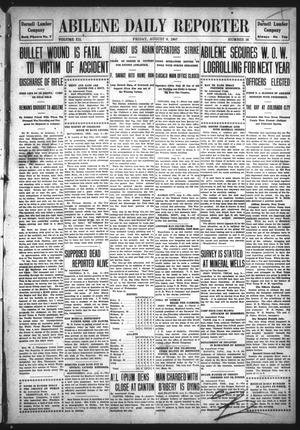 Abilene Daily Reporter (Abilene, Tex.), Vol. 12, No. 26, Ed. 1 Friday, August 9, 1907